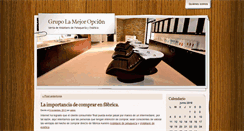 Desktop Screenshot of grupolamejoropcion.es